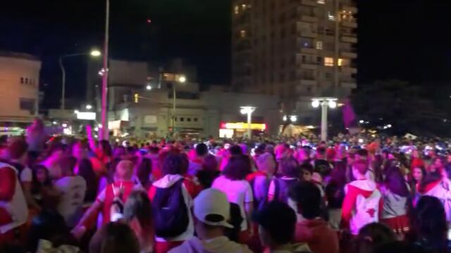 La Promo 2021 festejó en la Plaza San Martín