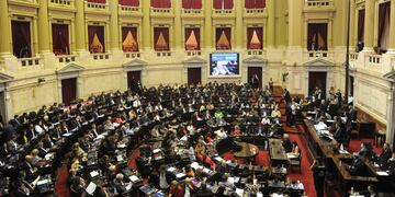 Finalmente, el Congreso aprobó la Ley del acuerdo con el FMI en senadores. Foto: Federico López Claro.