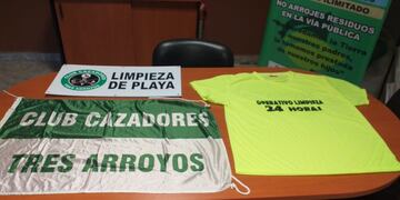 Operativo limpieza de playas para las 24 Horas de la Corvina Negra