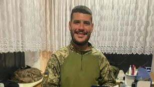Nazareno, el soldado chaqueño que está peleando en Ucrania contra las tropas rusas.