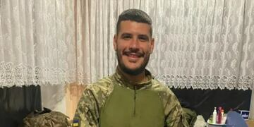 Nazareno, el soldado chaqueño que está peleando en Ucrania contra las tropas rusas.