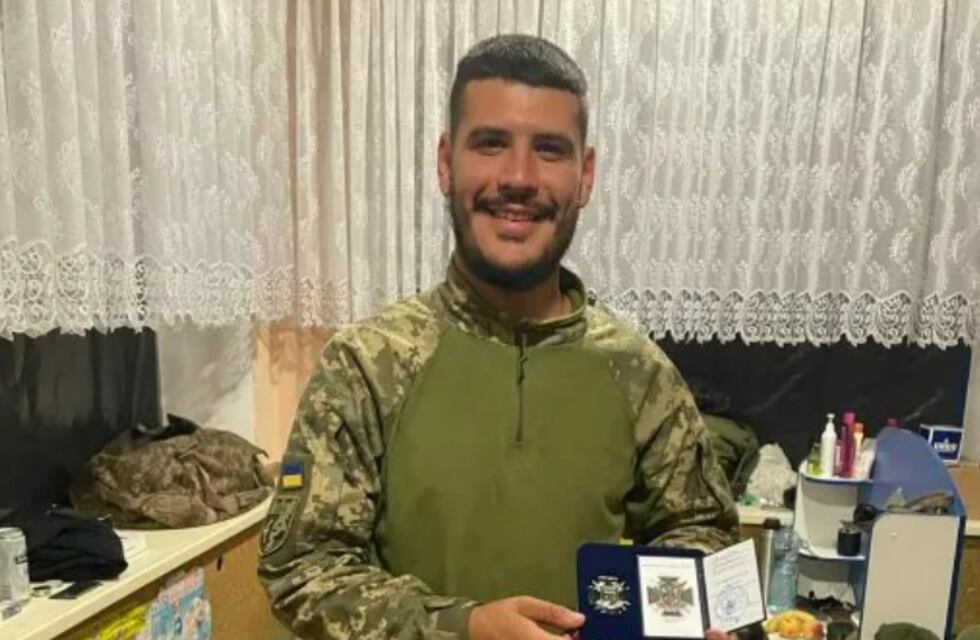 Nazareno, el soldado chaqueño que lleva a las Malvinas en el corazón y está peleando por Ucrania