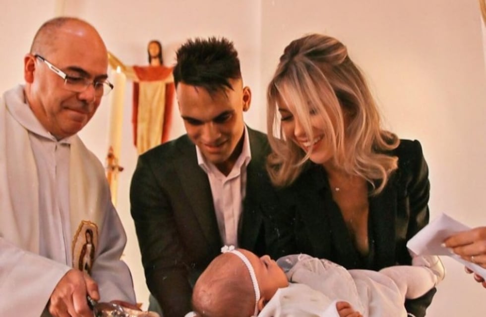 Agustina Gandolfo y Lautaro Martínez bautizaron a su hija Nina