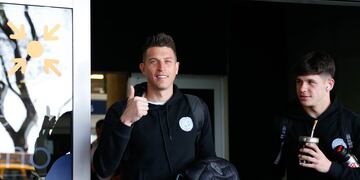 Nahuel Losada, el "1" de Belgrano. Una de las claves del puntero (Prensa Belgrano).