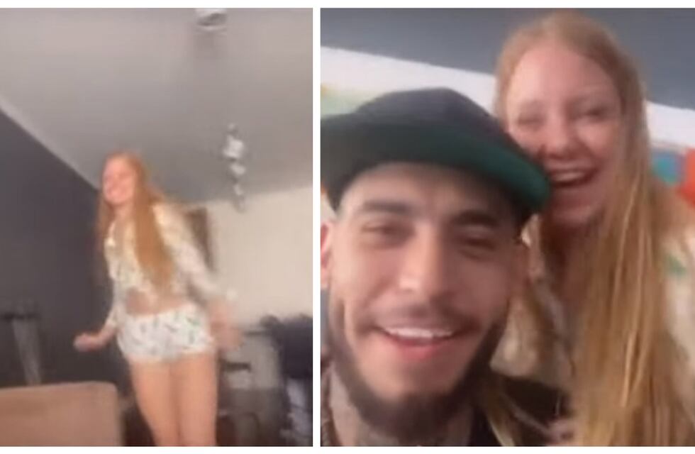 La graciosa reacción de Rocío Pardo cuando Ulises Bueno la filmó en vivo