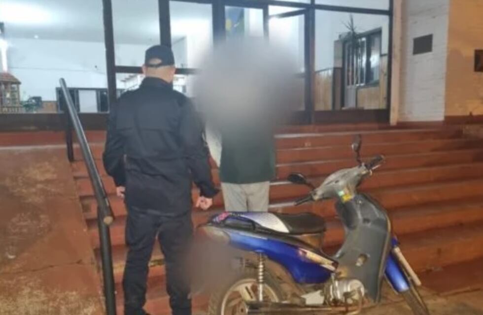 Recuperan una motocicleta robada en Oberá