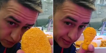 Es tiktoker, reveló la estafa de los carniceros detrás de las patitas de pollo y se volvió viral.