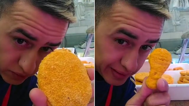 Es tiktoker, reveló la estafa de los carniceros detrás de las patitas de pollo y se volvió viral.