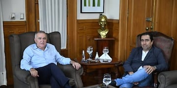 El gobernador Osvaldo Jaldo recibió al presidente subrogante Sergio Mansilla para abordar el vínculo con Nación, la situación fiscal de la Provincia y la agenda legislativa.