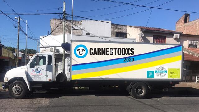 A partir de mañana los camiones frigoríficos recorrerán primero las calles bonaerenses y luego por las ciudades del interior del país ofreciendo cortes a precios más baratos. Gentileza Mitre