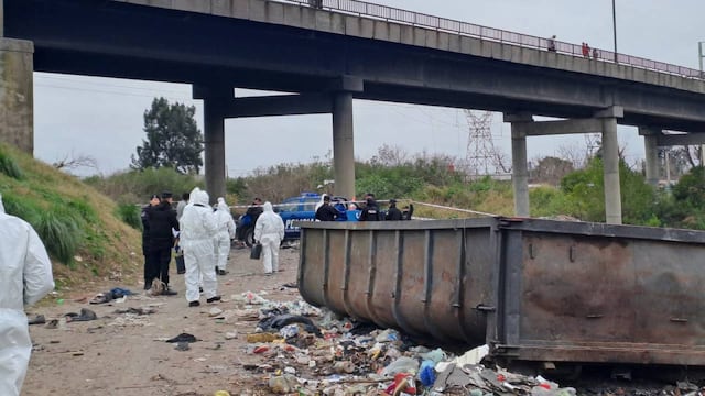 La policía montó un operativo a la vera del arroyo Ludueña, a la altura de Sorrento y Garzón.