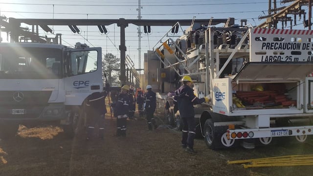 El operativo de contingencia permitió solucionar el problema después de tres días en el norte del Gran Rosario.