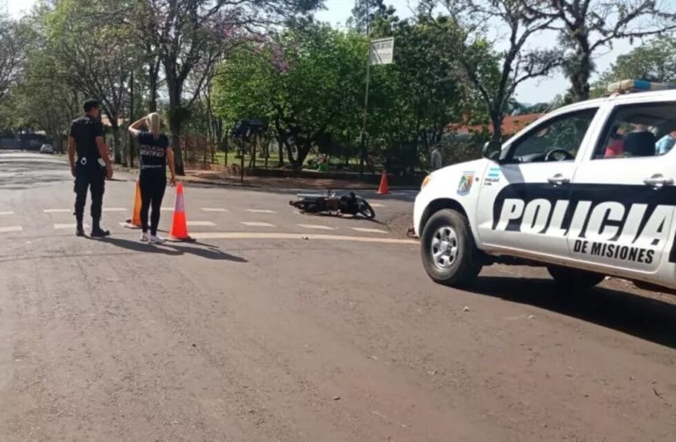 Choque entre una moto y un auto dejó dos personas heridas en Puerto Rico