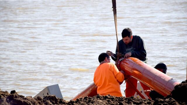 Recientemente colocaron una segunda bomba en la zona de la toma de agua.