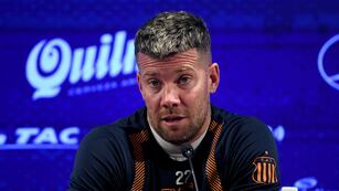 Guido Herrera habló en la previa del Talleres-Belgrano. (Ramiro Pereyra / La Voz)