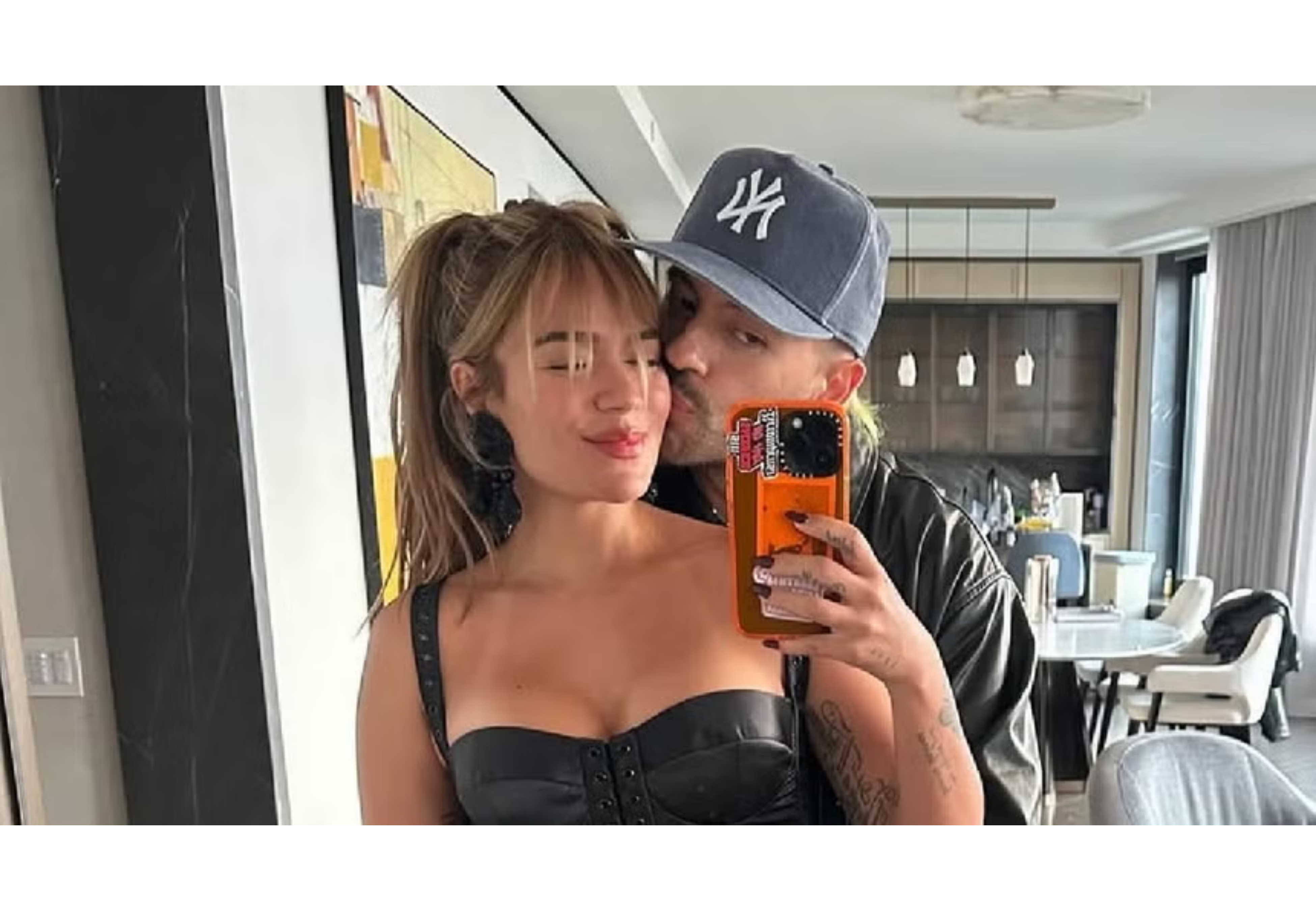 La pareja salía desde hace 3 años.