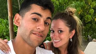 La pareja se casó en plena pandemia y hace nueve meses, tuvieron a su hijo Valentino.