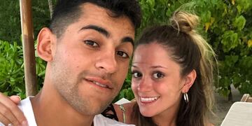 La pareja se casó en plena pandemia y hace nueve meses, tuvieron a su hijo Valentino.