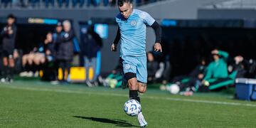 Lucas Zelarayán fue parte de los amistosos entre Belgrano y San Martín de San Juan jugado en el Gigante de Alberdi