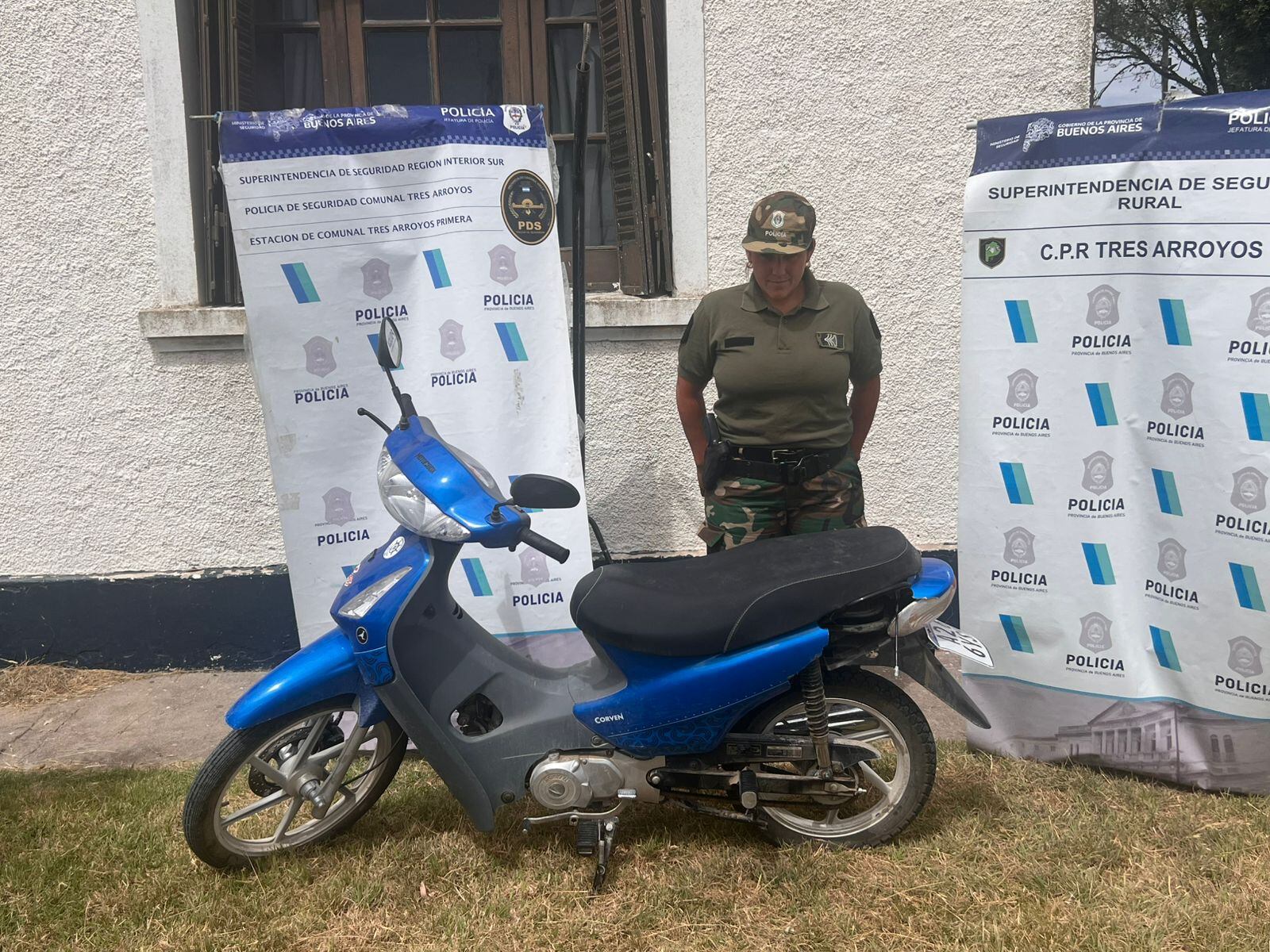 Detuvieron a dos personas en Claromecó por el robo de una motocicleta