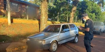 Recuperan un automóvil robado en Guaraní.