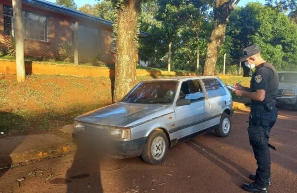 Recuperan un automóvil robado en Guaraní