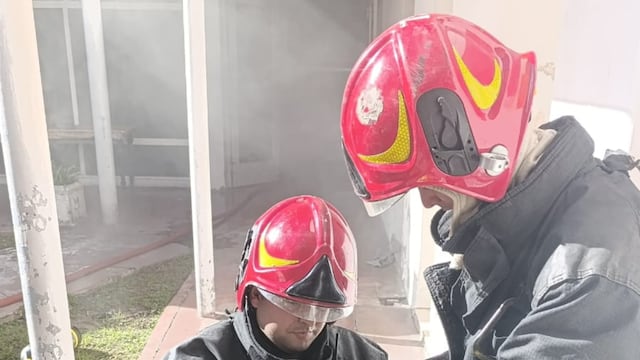 Sofocaron un incendio en el Boletín Oficial de Córdoba. (Foto: Policía de Córdoba)