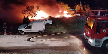 Barrio Nuestro Hogar III fue escenario de un infierno este sábado por la mañana.