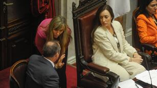 La vicepresidenta Victoria Villaruel (Foto: Federico López Claro)