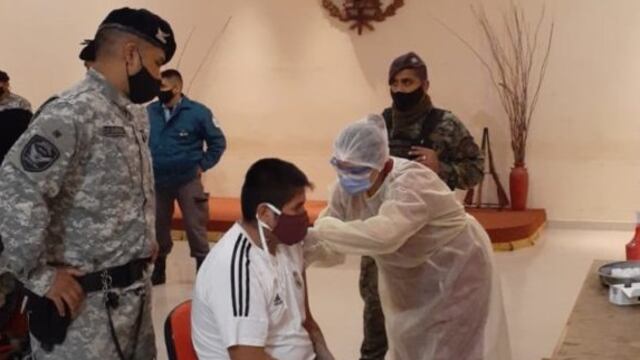 En Salta empezaron a vacunar a los presos contra el coronavirus.
