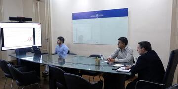 Sala de situación epidemiológica en Tucumán.