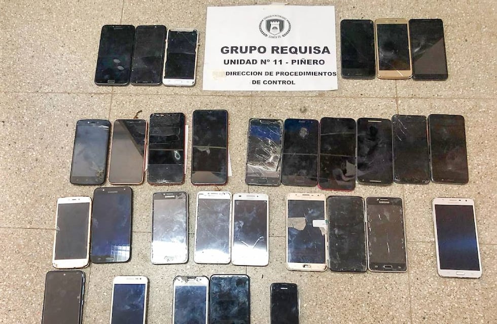 ¿Cárcel o call center? Secuestran 30 celulares del penal de Piñero