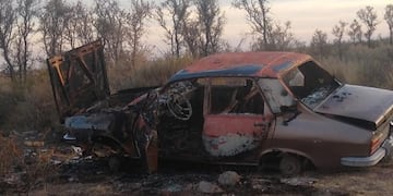 El automóvil que fue robado en Real del Padre y fue hallado totalmente quemado. era de una familia humilde.