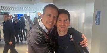 Soria junto a Messi