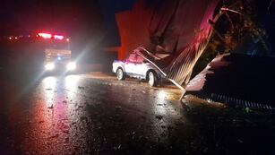 El temporal causó destrozos en muchos puntos de la provincia.