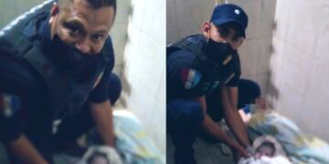 La mujer de 31 años y el recién nacido se encuentran en buen estado de salud.