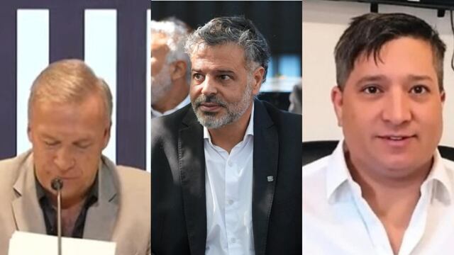 Andrés Fassi, Román Huespe y Andrés Gruppi. Los tres candidatos a presidente de Talleres.