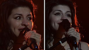 La emoción de Cazzu en pleno show por el cumpleaños de su hija Inti: así presentó Latinaje en vivo