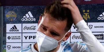 El llanto de Messi que conmovió a todos. (Captura de TV)