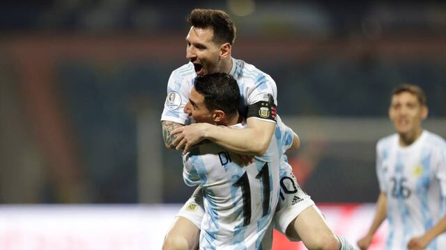 La "Pulga" y "Fideo" fueron algunas de las figuras de Argentina en Brasil. (AP)