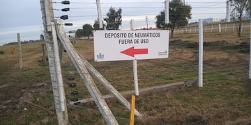 recepción de neumáticos fuera de uso
