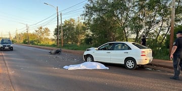 Posadas: murió un motociclista en un choque frontal sobre la avenida Cabo de Hornos.