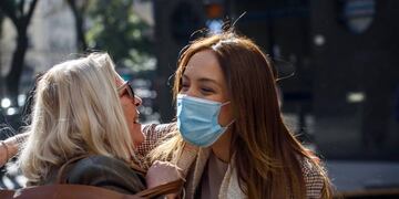 Elisa Carrió se sumó a la campaña de María Eugenia Vidal. (Twitter: @mariuvidal)