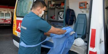 Este lunes es la última jornada en la que los profesionales prestan servicios. Diario Huarpe.