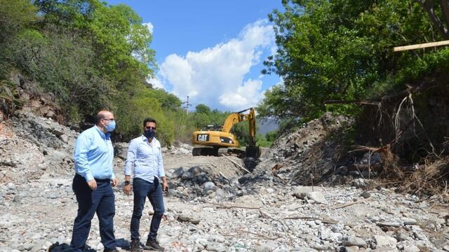Realizan obras para prevenir la crecida del Río El Tala