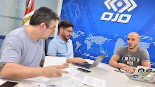 El gobernador Maximiliano Pullaro se reunió con el ministro de Justicia y Seguridad, Pablo Cococcioni, y Esteban Santantino.