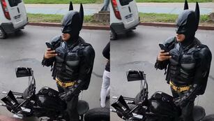 Batman recibió una gran ayuda en Córdoba, cumplió su misión y se hizo viral.