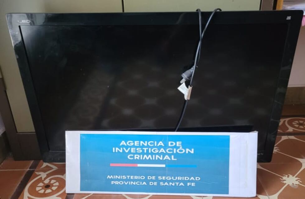 Sunchales: recuperaron un televisor robado