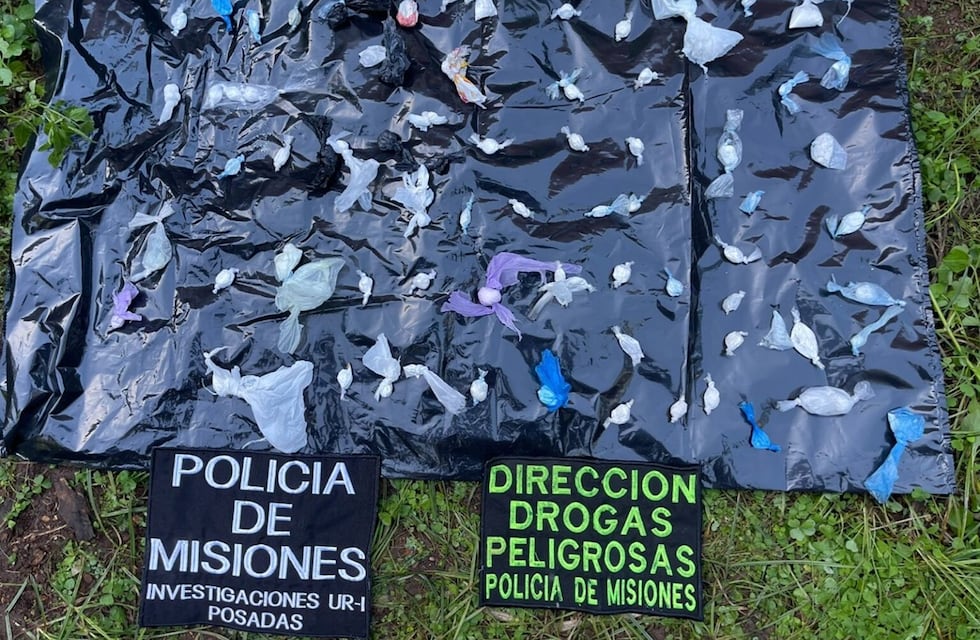 Insólito hallazgo en Posadas: una jubilada encontró cocaína en su patio