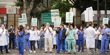 Médicos del hospital Rivadavia. (Foto de archivo: Federico López Claro)
